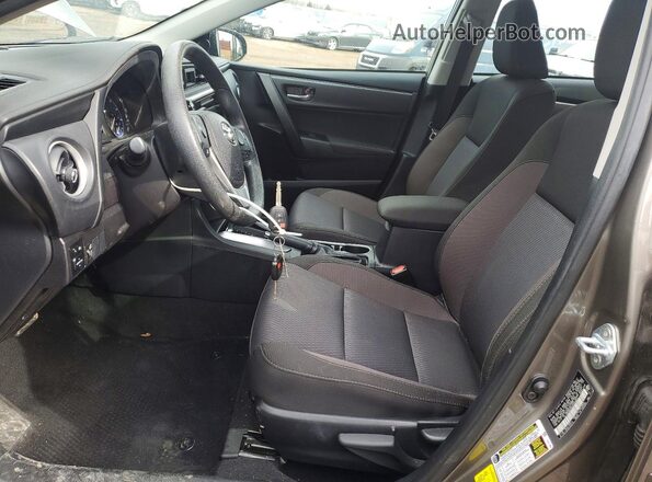 2T1BURHE5HC858051 2017 TOYOTA COROLLA Gray Widok wnętrza z przodu
