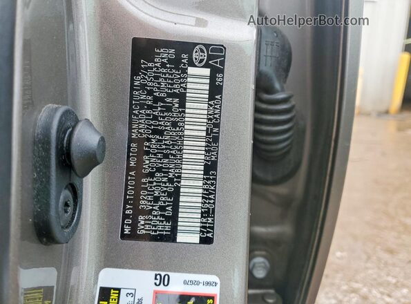 2T1BURHE5HC858051 2017 TOYOTA COROLLA Gray Widok komory silnika