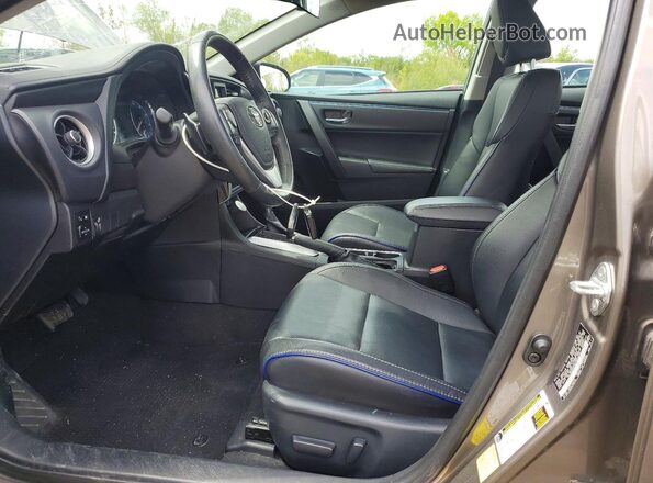 2T1BURHE5HC875626 2017 TOYOTA COROLLA Gray Vista interior delantera