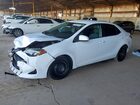 2017 Toyota Corolla L White vin: 2T1BURHE5HC884388