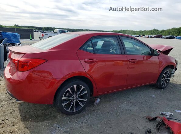 2T1BURHE5HC930219 2017 TOYOTA COROLLA Red Trasero derecho