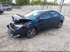 2018 Toyota Corolla Le Dark Blue vin: 2T1BURHE5JC017126
