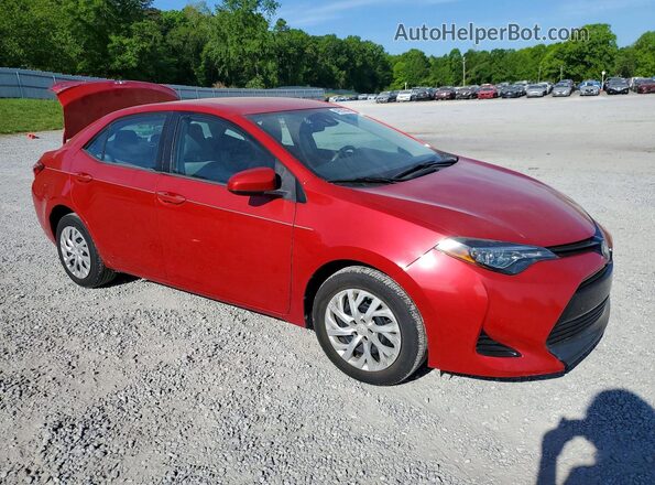 2T1BURHE5JC057819 2018 TOYOTA COROLLA Red Front right