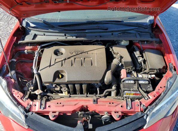 2T1BURHE5JC057819 2018 TOYOTA COROLLA Red Rear interior view