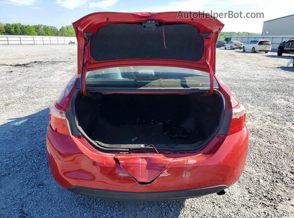 2T1BURHE5JC057819 2018 TOYOTA COROLLA Red Rear view