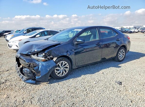 2T1BURHE5KC152933 2019 TOYOTA COROLLA Blue Przód lewy