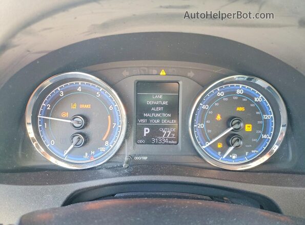 2T1BURHE5KC152933 2019 TOYOTA COROLLA Blue Widok zestawu wskaźników