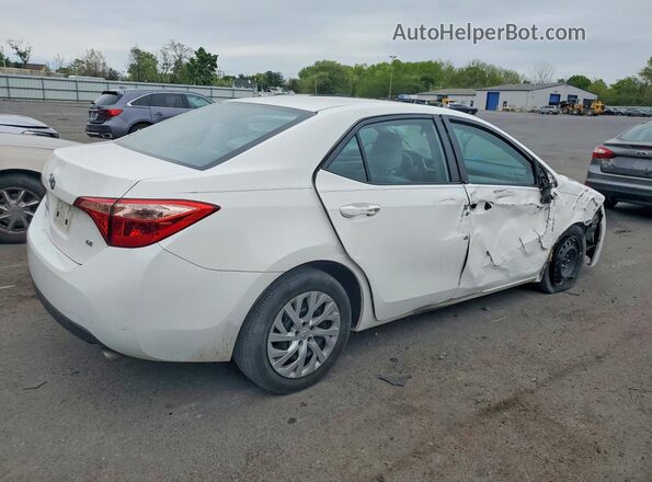 2T1BURHE5KC204643 2019 TOYOTA COROLLA Белый Задняя правая четверть