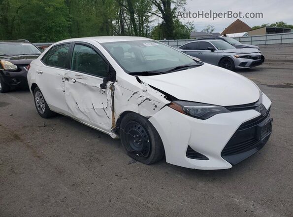 2T1BURHE5KC204643 2019 TOYOTA COROLLA Белый Передняя правая четверть