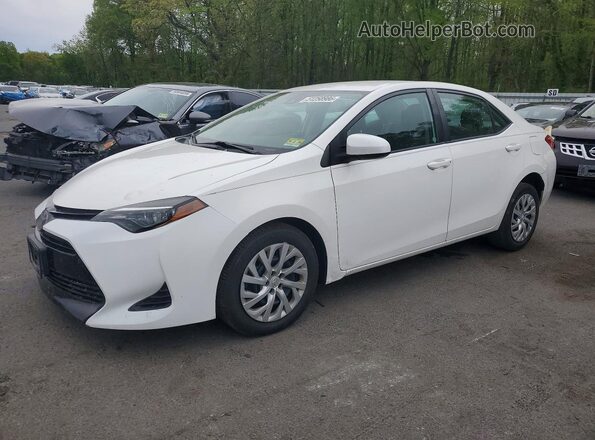 2T1BURHE5KC204643 2019 TOYOTA COROLLA Белый Передняя левая четверть
