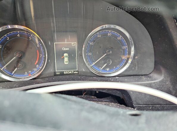 2T1BURHE5KC210877 2019 TOYOTA COROLLA Blue Vista del cuadro de instrumentos