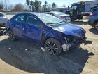 2019 Toyota Corolla Se Blue vin: 2T1BURHE5KC210877