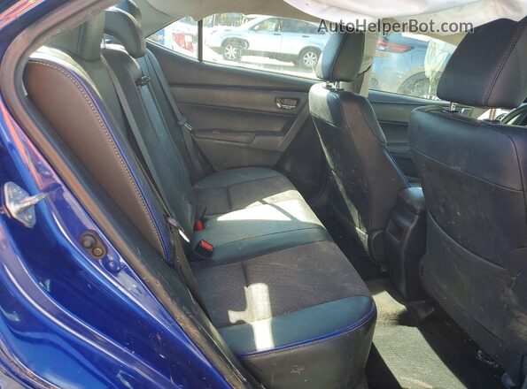 2T1BURHE5KC210877 2019 TOYOTA COROLLA Blue Vista de los asientos traseros