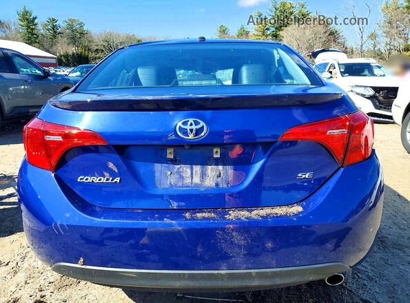 2T1BURHE5KC210877 2019 TOYOTA COROLLA Blue Vista trasera