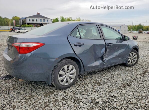 2T1BURHE6GC537456 2016 TOYOTA COROLLA Gray Trasero derecho
