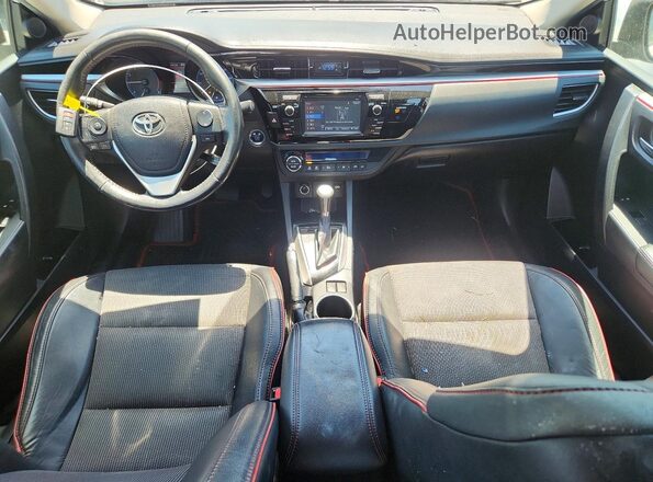 2T1BURHE6GC555228 2016 TOYOTA COROLLA White Widok deski rozdzielczej
