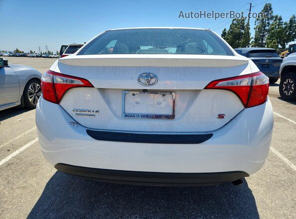 2T1BURHE6GC555228 2016 TOYOTA COROLLA White Widok z tyłu