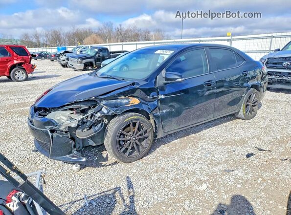2T1BURHE6GC587600 2016 TOYOTA COROLLA Black Vista tres cuartos delantera izquierda