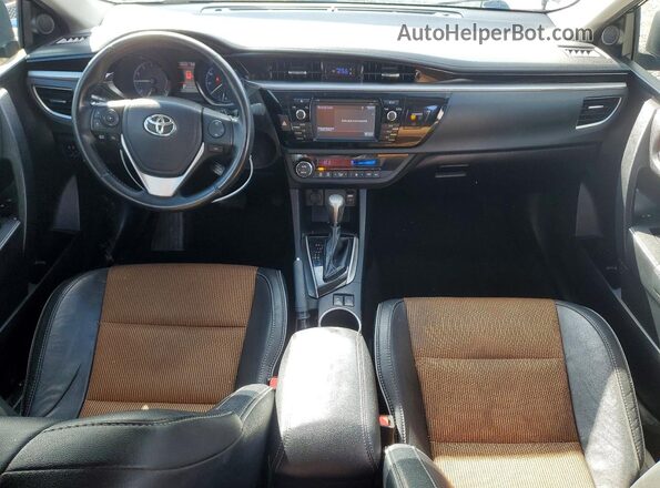 2T1BURHE6GC587600 2016 TOYOTA COROLLA Black Vista del salpicadero