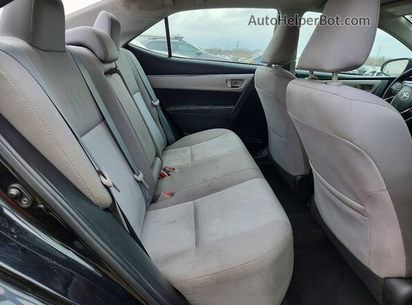2T1BURHE6GC616920 2016 TOYOTA COROLLA Black უკანა სავარძლების ხედი
