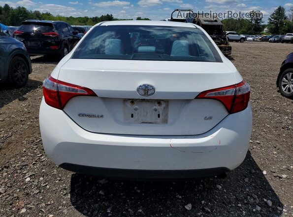 2T1BURHE6GC618652 2016 TOYOTA COROLLA White Widok z tyłu