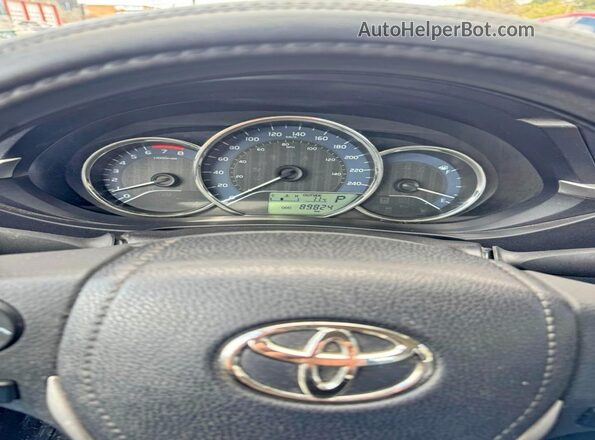 2T1BURHE6GC653756 2016 TOYOTA COROLLA Blue Вид панелі приладів