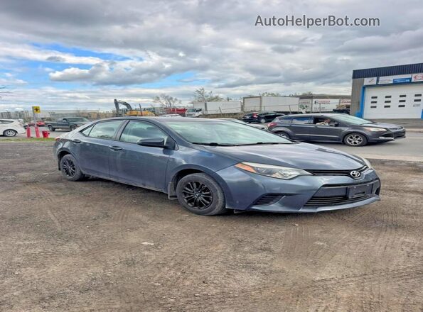 2T1BURHE6GC653756 2016 TOYOTA COROLLA Blue Передня ліва чверть
