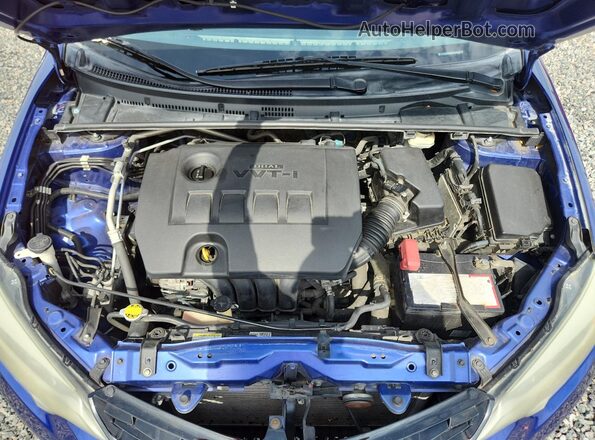 2T1BURHE6GC668094 2016 TOYOTA COROLLA Синий Вид задней части салона