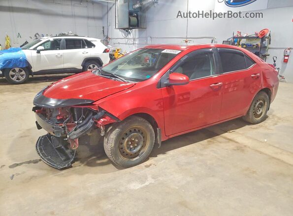 2T1BURHE6GC703653 2016 TOYOTA COROLLA Red Vista tres cuartos delantera izquierda