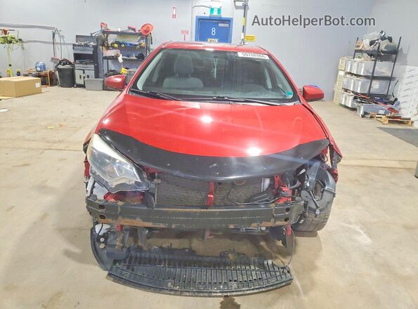 2T1BURHE6GC703653 2016 TOYOTA COROLLA Red Vista frontal