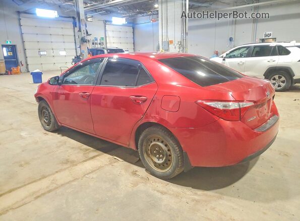 2T1BURHE6GC703653 2016 TOYOTA COROLLA Red Trasero izquierdo