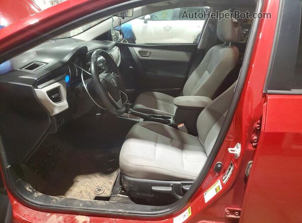 2T1BURHE6GC703653 2016 TOYOTA COROLLA Red Vista interior delantera