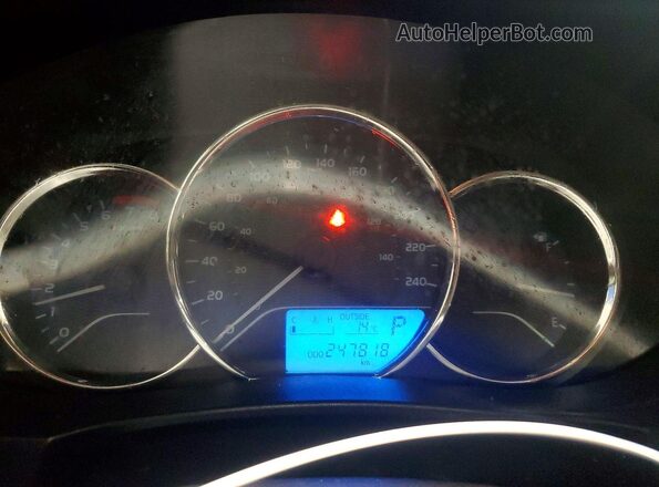 2T1BURHE6GC703653 2016 TOYOTA COROLLA Red Vista del cuadro de instrumentos