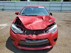 2016 Toyota Corolla Le Красный vin: 2T1BURHE6GC744719 2016 Toyota Corolla Le Красный vin: 2T1BURHE6GC744719