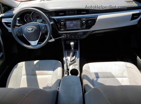 2T1BURHE6GC744719 2016 TOYOTA COROLLA Красный Вид панели приборов