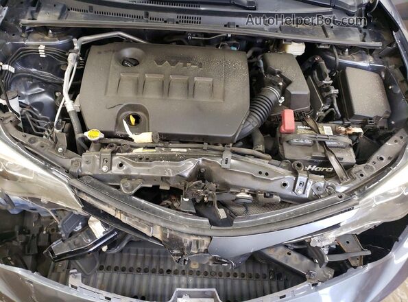 2T1BURHE6HC788950 2017 TOYOTA COROLLA Серый Вид задней части салона