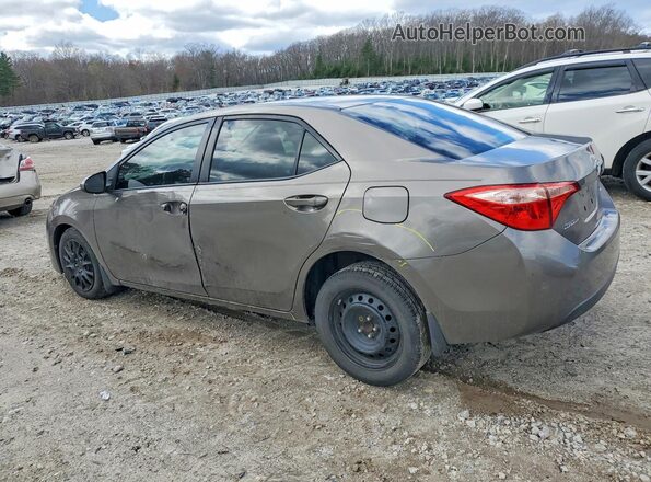 2T1BURHE6HC828105 2017 TOYOTA COROLLA Серый Задняя левая четверть
