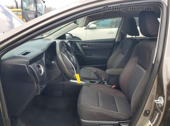 2T1BURHE6HC828105 2017 TOYOTA COROLLA Серый Вид салона спереди