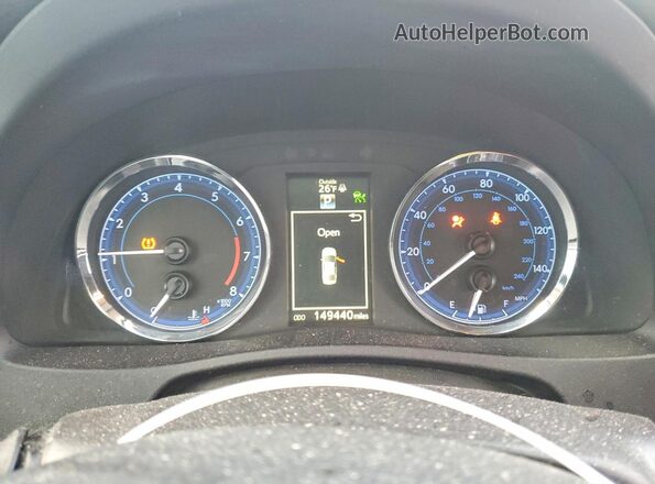 2T1BURHE6HC830761 2017 TOYOTA COROLLA Угольный Вид щитка приборов