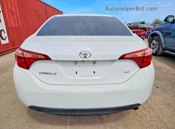 2T1BURHE6HC884724 2017 TOYOTA COROLLA Белый Вид сзади