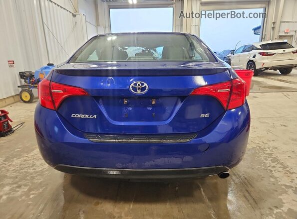 2T1BURHE6HC908228 2017 TOYOTA COROLLA Blue უკანა ხედი