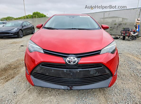 2T1BURHE6JC068375 2018 TOYOTA COROLLA Красный Вид спереди