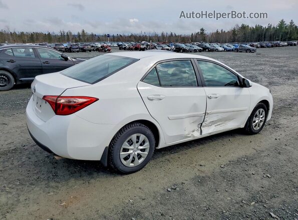 2T1BURHE6JC087332 2018 TOYOTA COROLLA White Trasero derecho