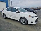 2018 Toyota Corolla L White vin: 2T1BURHE6JC087332