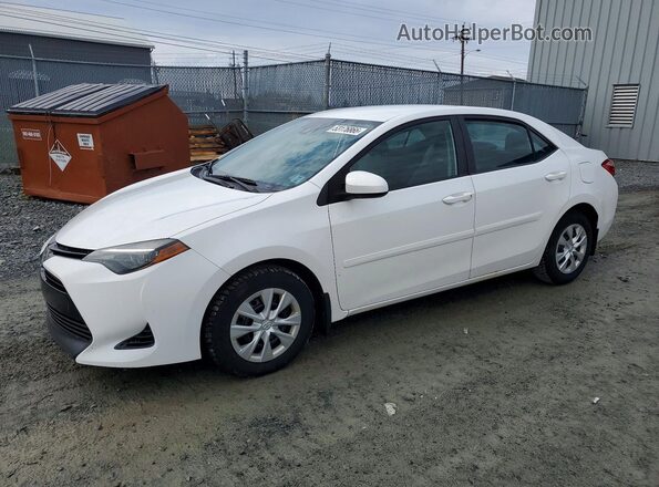 2T1BURHE6JC087332 2018 TOYOTA COROLLA White Vista tres cuartos delantera izquierda