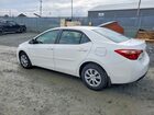 2018 Toyota Corolla L White vin: 2T1BURHE6JC087332