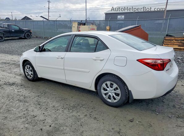 2T1BURHE6JC087332 2018 TOYOTA COROLLA White Trasero izquierdo