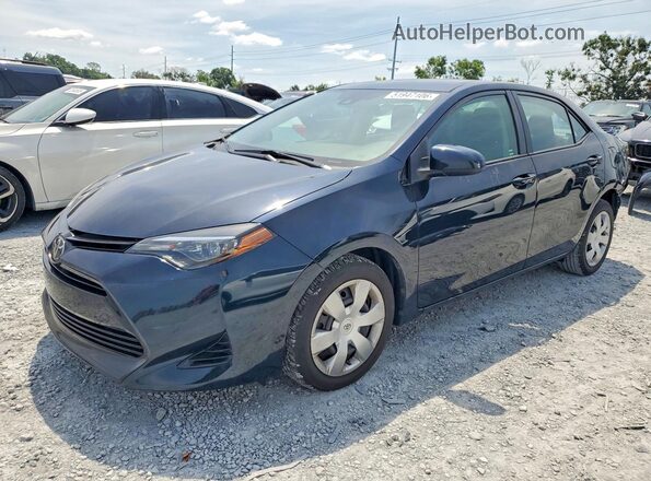 2T1BURHE6KC134408 2019 TOYOTA COROLLA Синий Передняя левая четверть