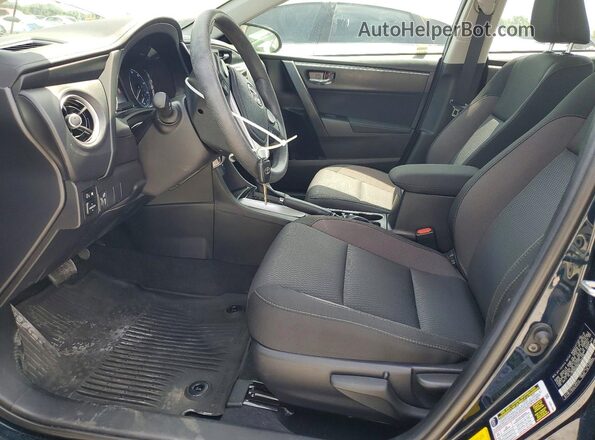 2T1BURHE6KC134408 2019 TOYOTA COROLLA Синий Вид салона спереди