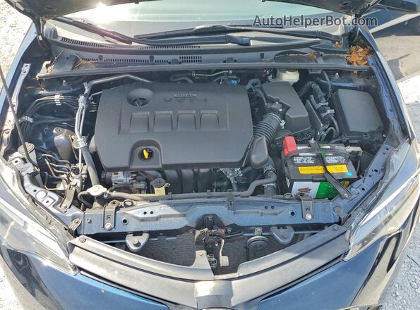 2T1BURHE6KC134408 2019 TOYOTA COROLLA Синий Вид задней части салона